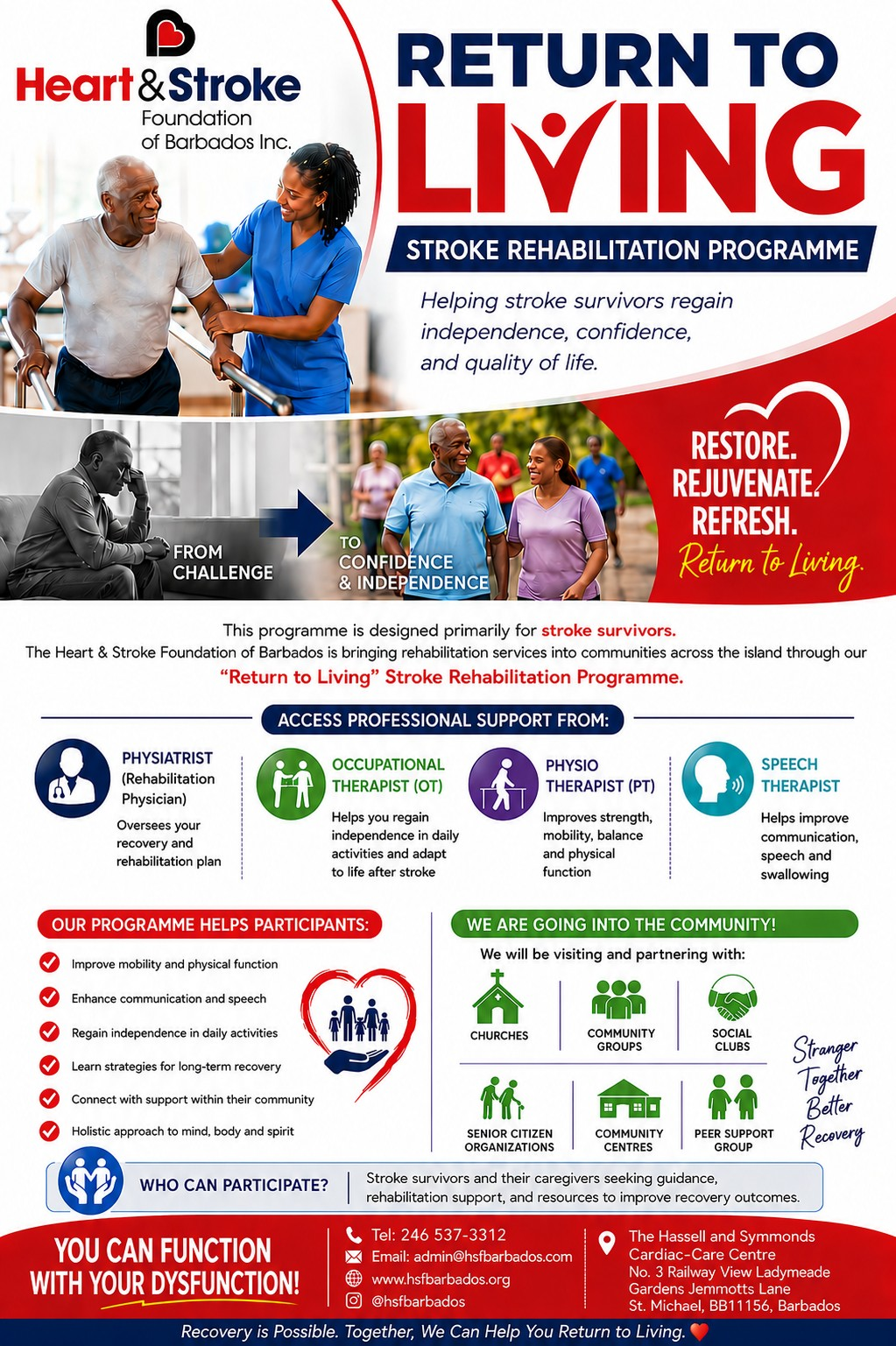 Return to Living Stroke Rehabilatation Programme